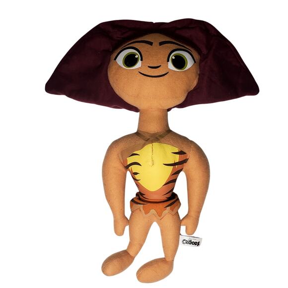 The Croods 14" Eep Cave Girl Dreamworks Toy Factory Plush Doll Stuffed 2013 - Picture 7 of 8